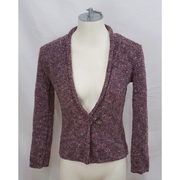 J Jill Cardigan Sweater Knit Cotton Button Top
